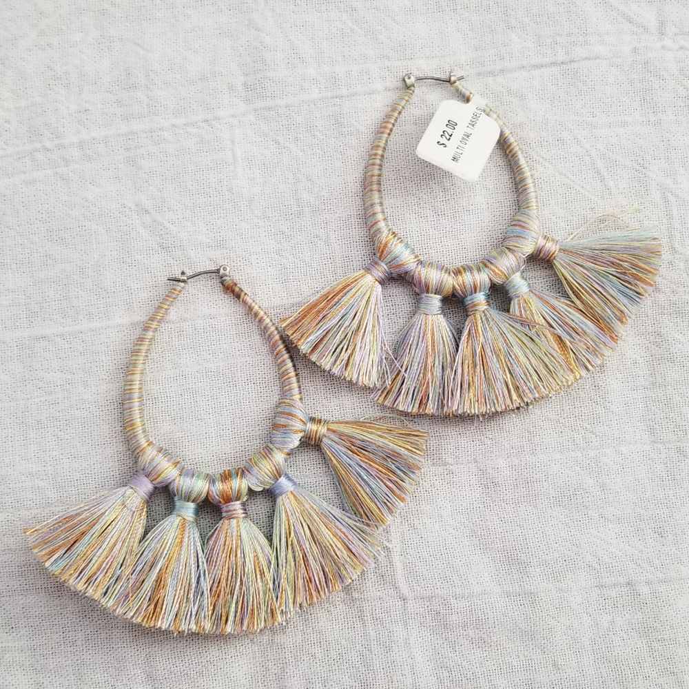💥Multicolored Tassel Earrings